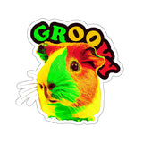 Groovy Guinea Piggy Kiss-Cut Sticker