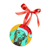 Weimaraner Ornament with Your Pet's Name!