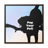 Pop Your Pet! Custom Framed Gallery Square