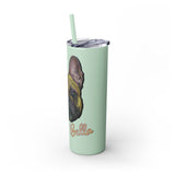 Bella Haddad Custom Skinny Tumbler with Straw