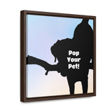 Pop Your Pet! Custom Framed Gallery Square