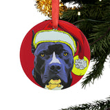 Staffordshire Terrier Ornament with Your Pet's Name!