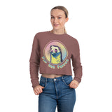 Far Out Ferret Women's Cropped Sweatshirt