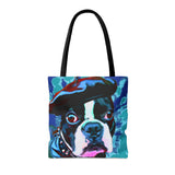 Daddio Dog Tie Dye Tote Bag