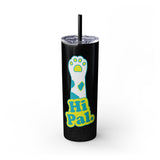 Hi Pal! Skinny Tumbler with Straw