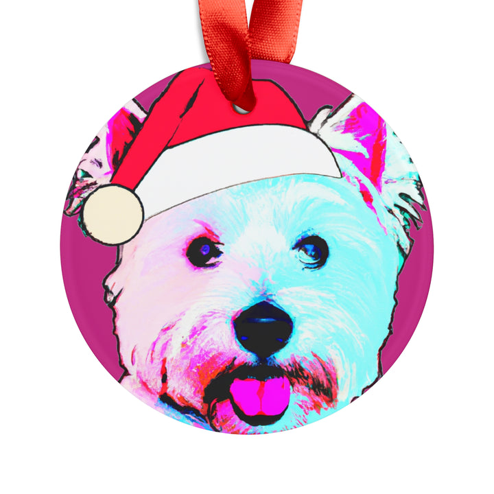 West Highland White Terrier Ornament with Your Pet's Name!