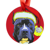 Staffordshire Terrier Ornament with Your Pet's Name!