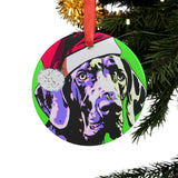 Braque Francais Pointer Ornament with Your Pet's Name!